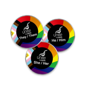 LGBT Pronoun Badge